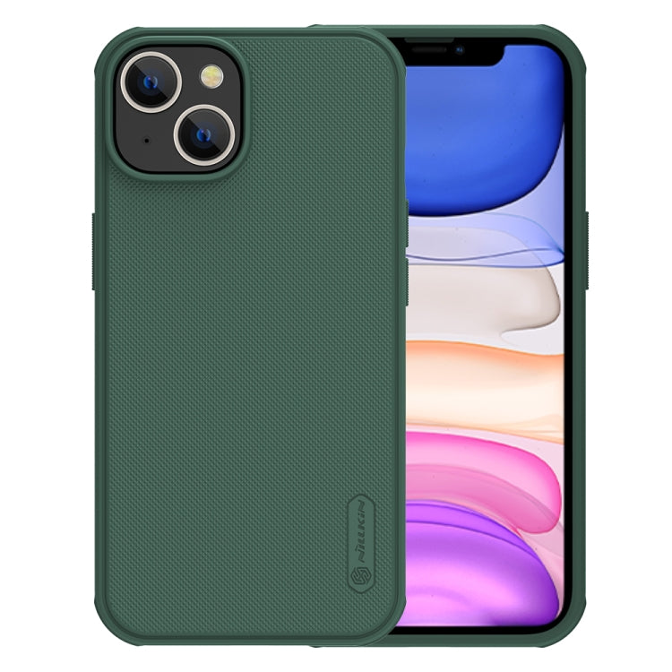 NILLKIN Frosted Shield Pro PC + TPU Phone Case for iPhone 14 Plus (Green)