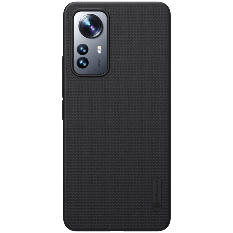 NILLKIN Frosted PC Phone Case for Xiaomi 12 Lite - Black