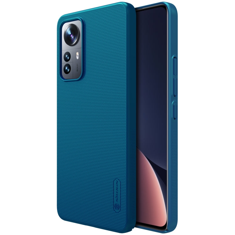NILLKIN Frosted PC Phone Case for Xiaomi 12 Lite (Blue)