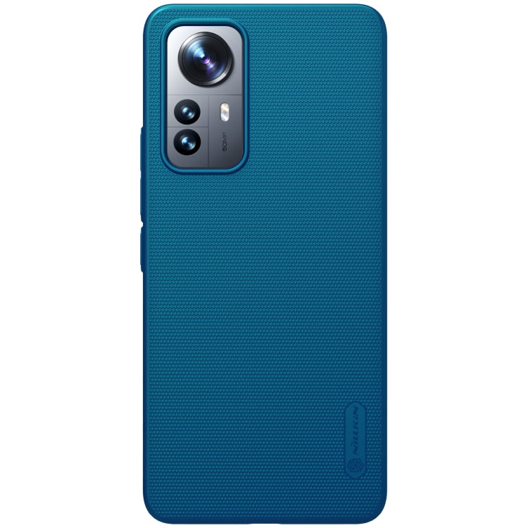NILLKIN Frosted PC Phone Case for Xiaomi 12 Lite (Blue)