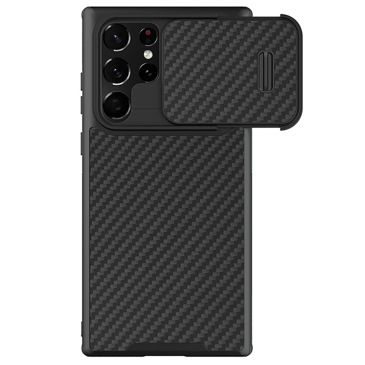 NILLKIN Camshield Phone Case for Samsung Galaxy S22 Ultra 5G (Black)