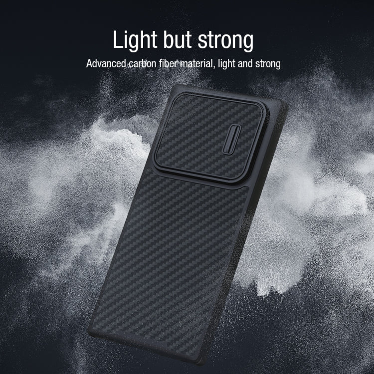 NILLKIN Camshield Phone Case for Samsung Galaxy S22 Ultra 5G (Black)