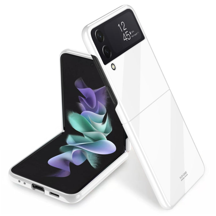 Bright White Protective Phone Case for Samsung Galaxy Z Flip4