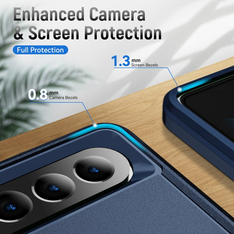 Blue Shockproof Case for Samsung Galaxy Z Fold4