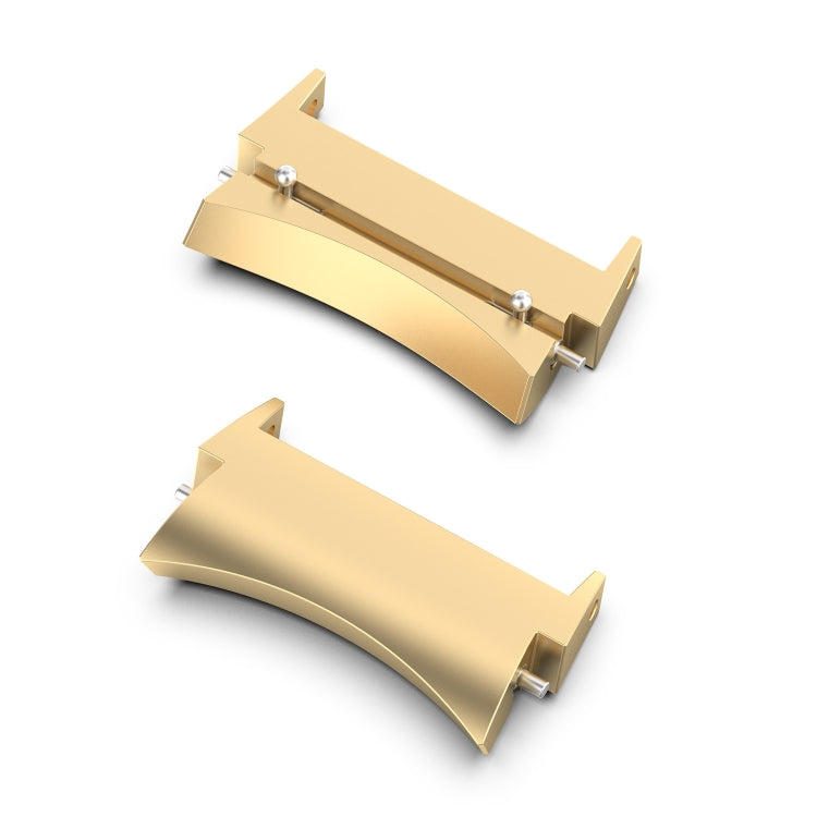 Universal Metal Watch Band Connectors for Samsung Galaxy Watch 5/5 Pro/4/4 Classic - Gold