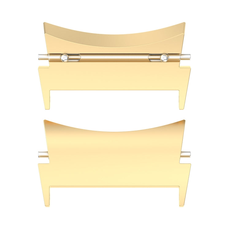 Universal Metal Watch Band Connectors for Samsung Galaxy Watch 5/5 Pro/4/4 Classic - Gold