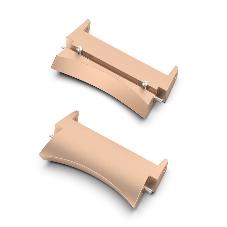 Universal Rose Gold Metal Watch Band Connectors for Samsung Galaxy Watch 5/5 Pro/4/4 Classic