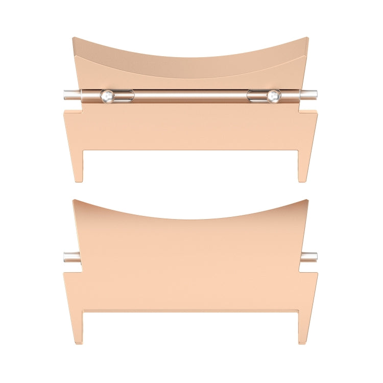 Universal Rose Gold Metal Watch Band Connectors for Samsung Galaxy Watch 5/5 Pro/4/4 Classic