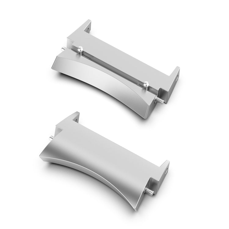 Universal Metal Watch Band Connectors for Samsung Galaxy Watch 5/5 Pro/4/4 Classic - Silver