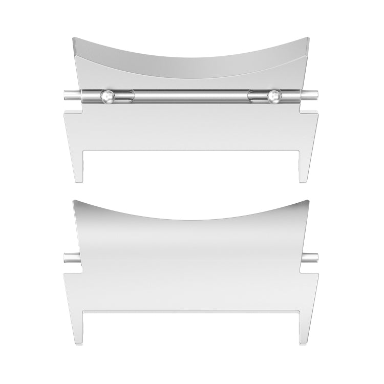 Universal Metal Watch Band Connectors for Samsung Galaxy Watch 5/5 Pro/4/4 Classic - Silver