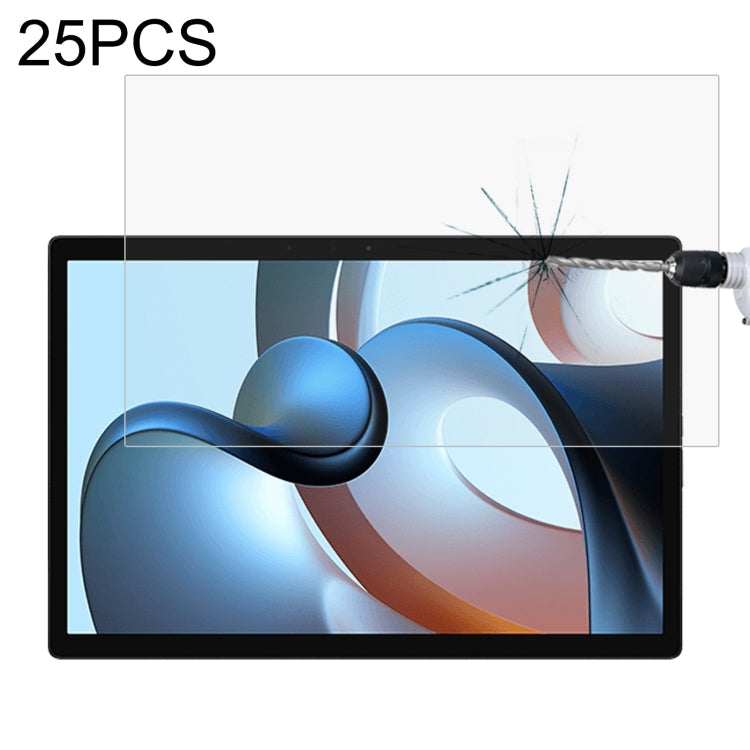 25 PCS 9H Tempered Glass Screen Protectors for Xiaomi Book S 12.4