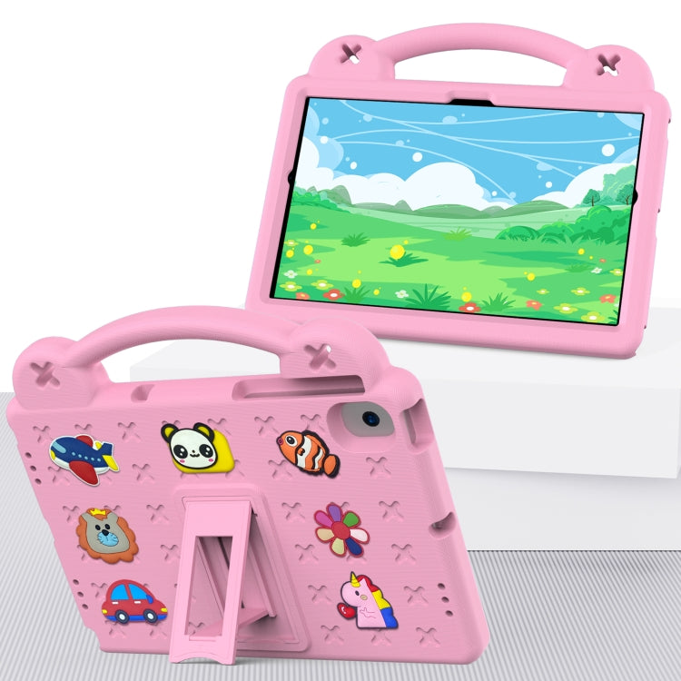 Shockproof Tablet Case with Kickstand and Handle for Children - Pink