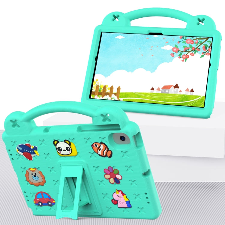 EVA Shockproof Tablet Case with Handle Kickstand for Samsung Galaxy Tab A8 10.5 2022/2021, Lenovo Tab M10 Plus 3rd Gen TB125FU 2022 10.6 inch, Huawei MatePad Pro 2021/2019, and Nokia T20 10.36 2021 (Mint Green)