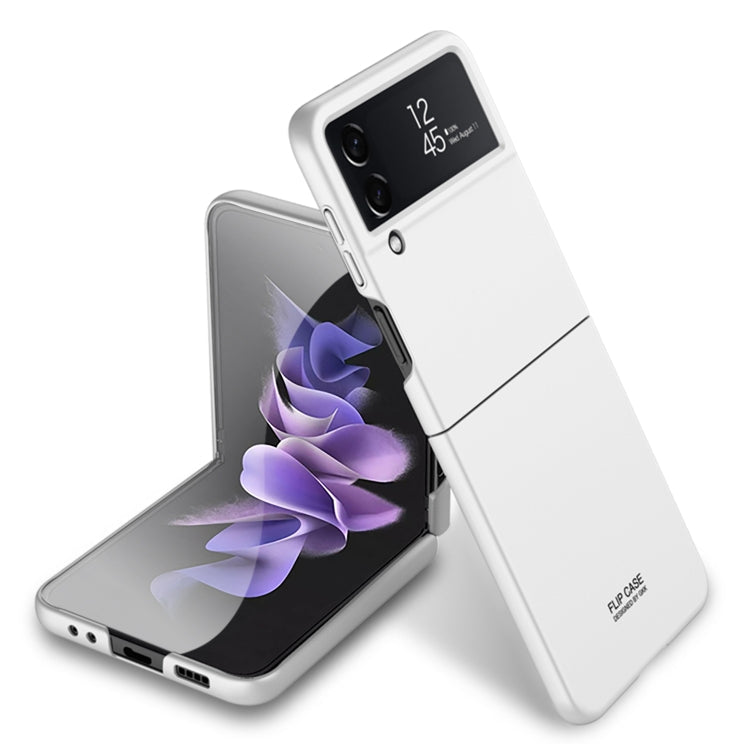 GKK Ultra-thin Full Coverage Phone Case for Samsung Galaxy Z Flip4 (White)
