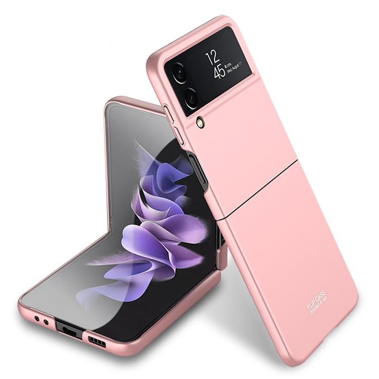 Ultra-Thin Pink Phone Case for Samsung Galaxy Z Flip4 with Full Coverage