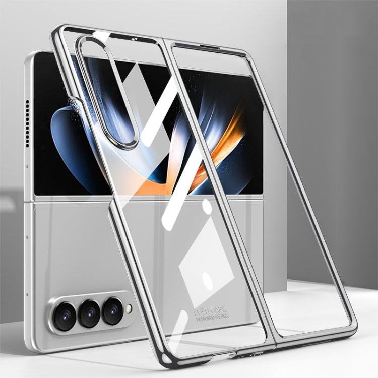 GKK Phantom Electroplating Silver Phone Case for Samsung Galaxy Z Fold4