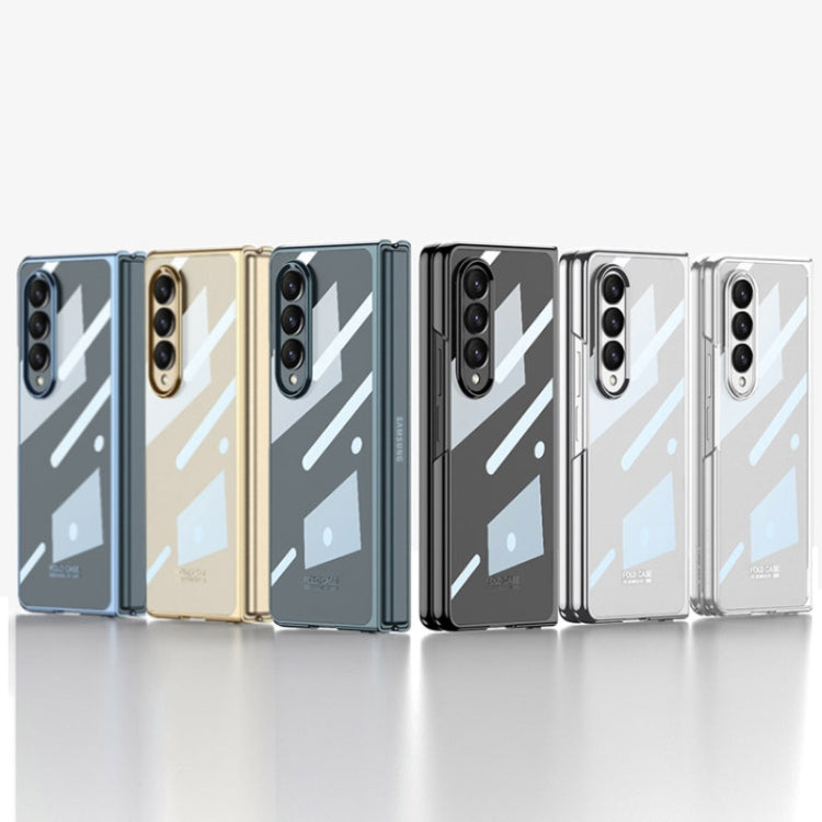 GKK Phantom Electroplating Full Coverage Phone Case for Samsung Galaxy Z Fold4 (Black)