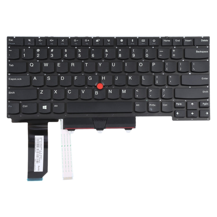 Lenovo Thinkpad E14 Gen 1 Gen 2 US Keyboard with Pointing (Black)