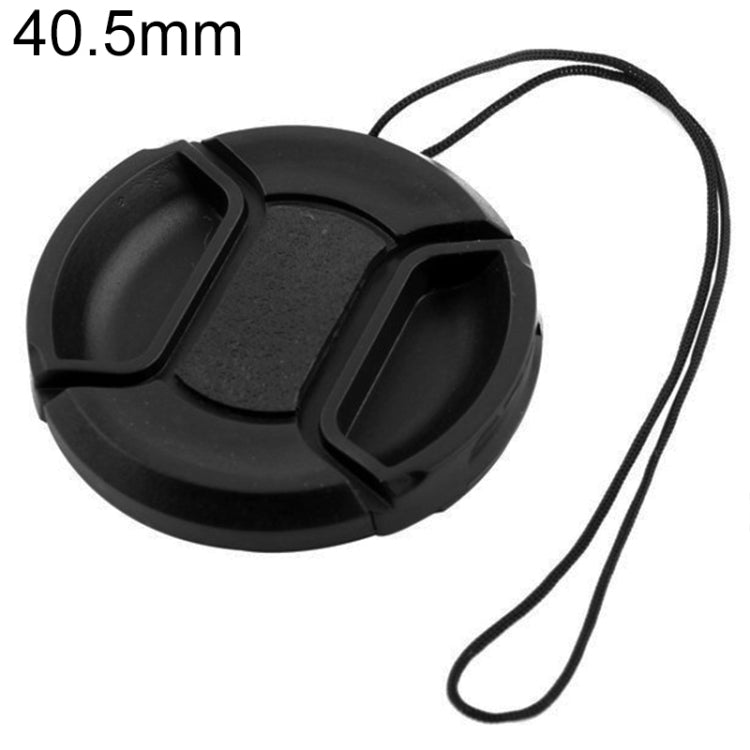 40.5mm Black Center Pinch Lens Cap for Canon Camera