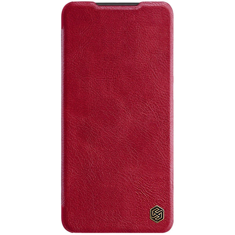 NILLKIN QIN Series Crazy Horse Texture Leather Phone Case for Xiaomi 12 Lite (Red)
