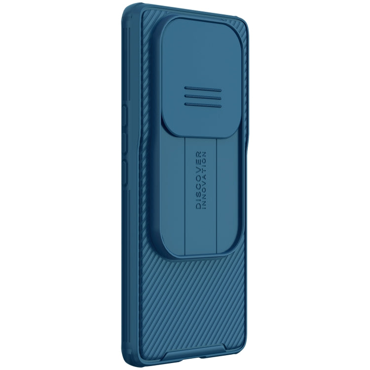 For Xiaomi 12S Ultra ILLKIN Black Mirror Series Camshield PC Phone Case (Blue)