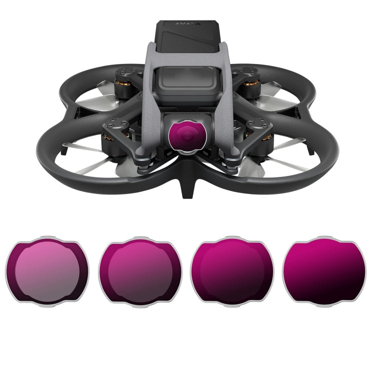 STARTRC Drone Lens Filter Set for DJI Avata - ND8, ND16, ND32, ND64