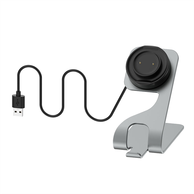 Amazfit GTS4 Mini Magnetic Metal Charging Base - Grey with Rotating Design