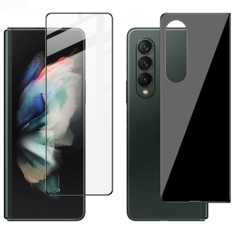 Front + Back Tempered Glass Protective Film for Samsung Galaxy Z Fold4 5G with Enhanced Reflexes and Durable Protection