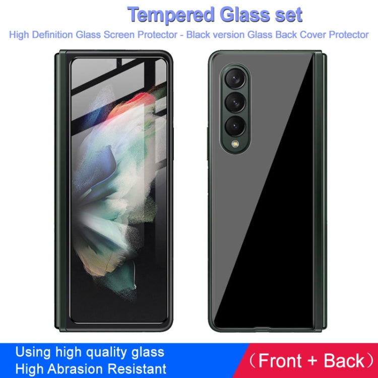 Front + Back Tempered Glass Protective Film for Samsung Galaxy Z Fold4 5G with Enhanced Reflexes and Durable Protection