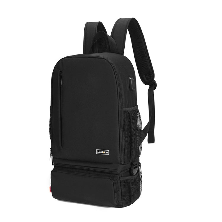 CADeN D6 VI 2 in 1 Camera Backpack with Waterproof Nylon Material (Black, 32 x 17 x 59cm)