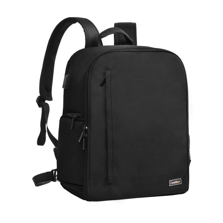 CADeN D6 VII 2 in 1 Camera Backpack with Stool, Size: 31.5 x 16.5 x 41.5cm (Black)