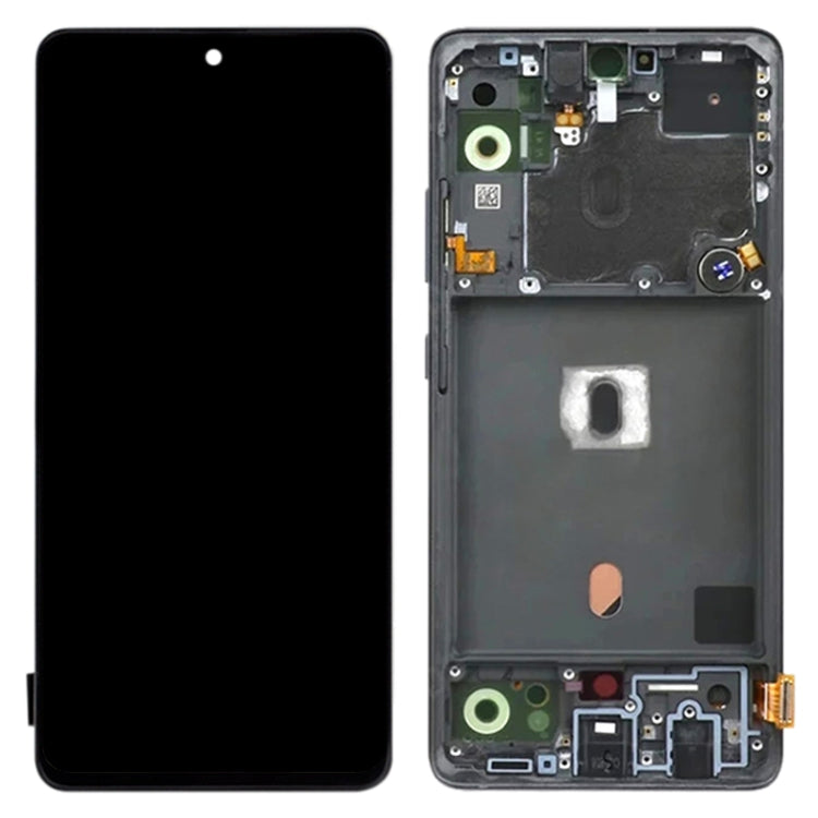 LCD Screen and Digitizer Assembly with Frame for Samsung Galaxy A51 5G SM-A516