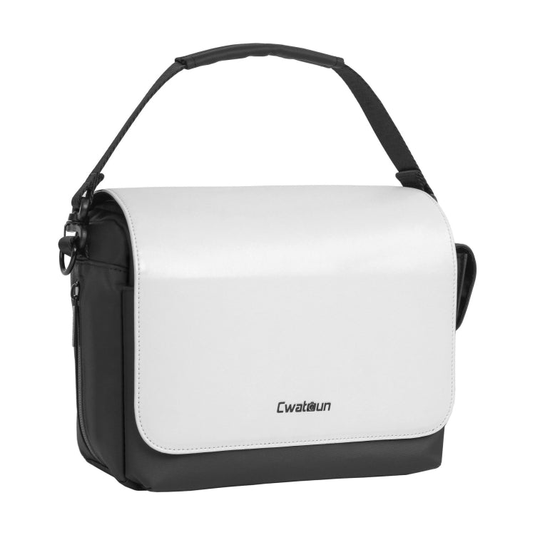 CADeN D73 Water-Resistant Camera Sling Bag - Black White