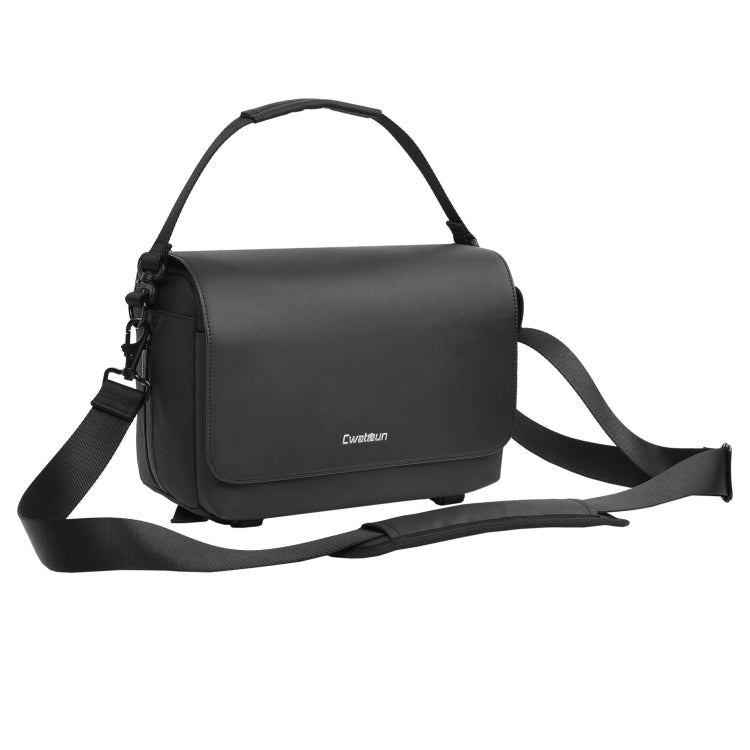 CADeN D73 Water-Resistant Camera Sling Bag, Black, 28 x 15 x 20cm