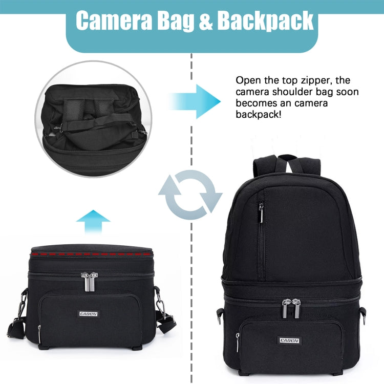 Ultimate Professional Dual Function Camera Backpack (Black)