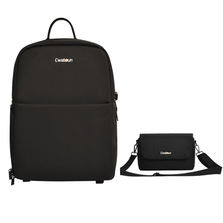 CADeN D75 Camera Backpack with Shockproof Design and Tripod Compartment, Black