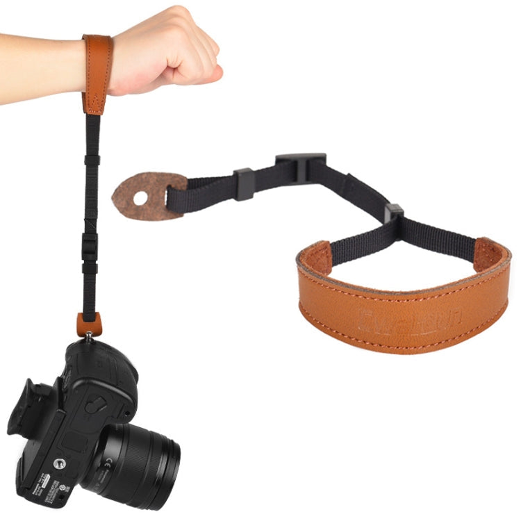 CADeN H53 Wrist Camera Strap, Size:26 x 1.5 x 2.2cm in Brown