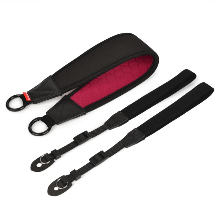 CADeN H50 Retro Camera Neck Hand Strap - Black, Size: 42 x 0.8 x 6cm