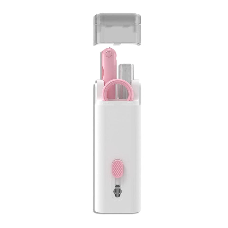Q6E 7 in 1 Bluetooth Headphone Computer Keyboard Cleaning Kit (Pink)