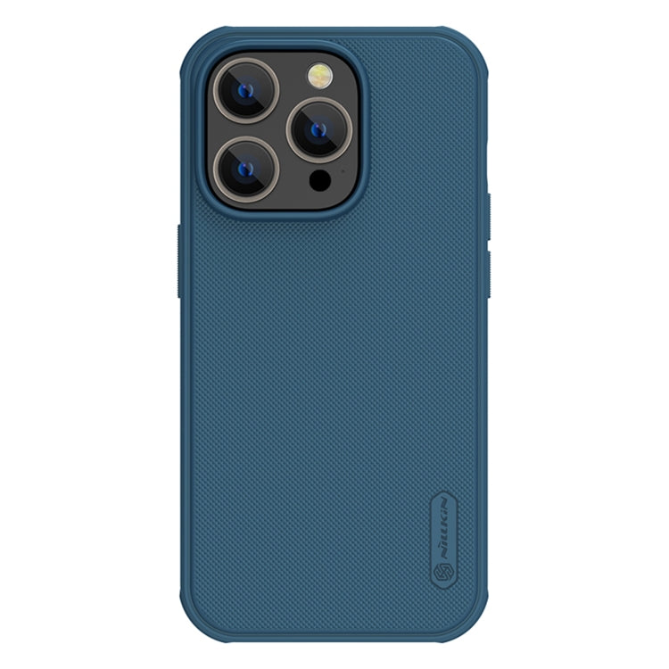 NILLKIN Frosted Shield Pro Magsafe Phone Case for iPhone 14 Pro (Blue)