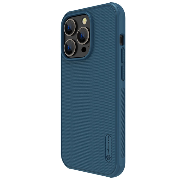 NILLKIN Frosted Shield Pro Magsafe Phone Case for iPhone 14 Pro (Blue)
