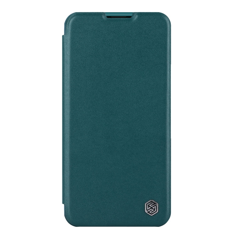 NILLKIN QIN Series Pro Leather Phone Case for iPhone 14 (Green)