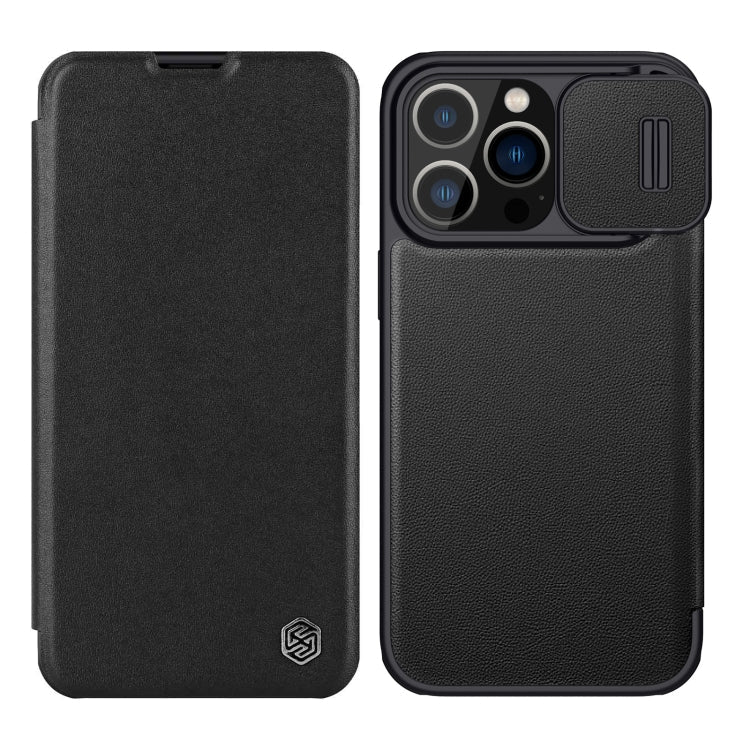 NILLKIN QIN Series Pro Leather Case for iPhone 14 Pro (Black)