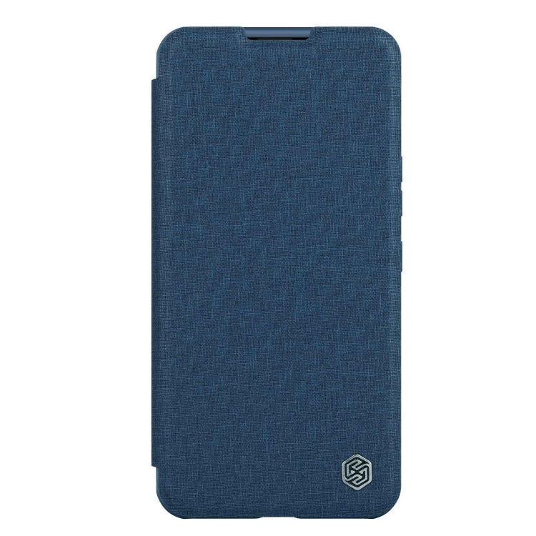 NILLKIN QIN Series Pro Leather Phone Case for iPhone 14 Pro (Blue)