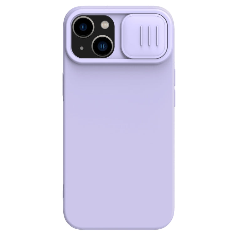 NILLKIN CamShield Liquid Silicone Phone Case for iPhone 14 (Purple)