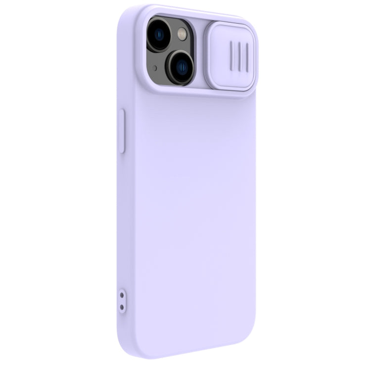 NILLKIN CamShield Liquid Silicone Phone Case for iPhone 14 (Purple)