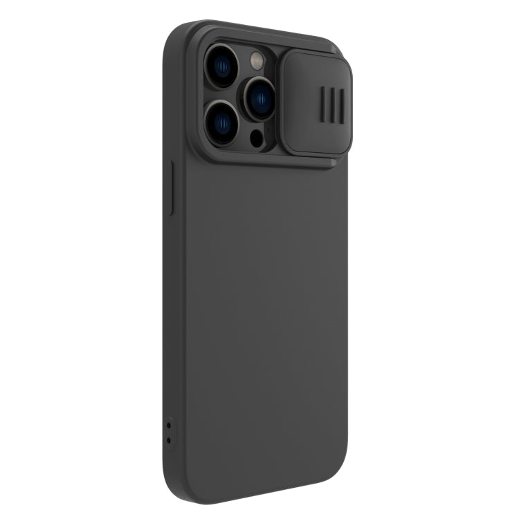 NILLKIN CamShield Liquid Silicone Phone Case for iPhone 14 Pro (Black)