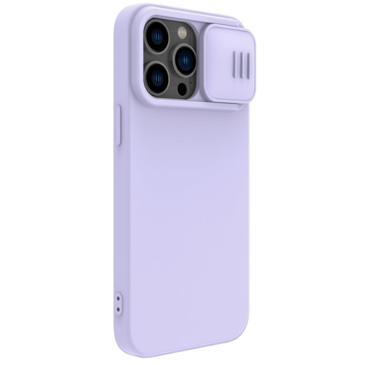 NILLKIN CamShield Liquid Silicone Phone Case for iPhone 14 Pro (Purple)
