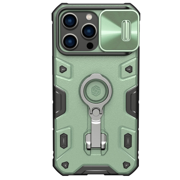 NILLKIN CamShield Armor Pro Magnetic Phone Case for iPhone 14 Pro Max (Green)