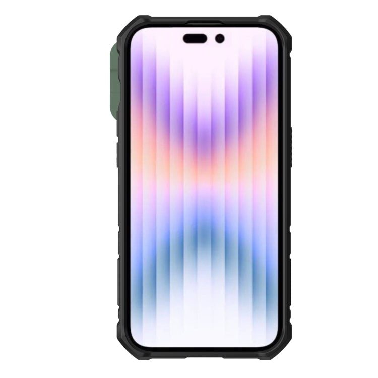 NILLKIN Shockproof CamShield Armor Protective Case for iPhone 14 Pro (Green)